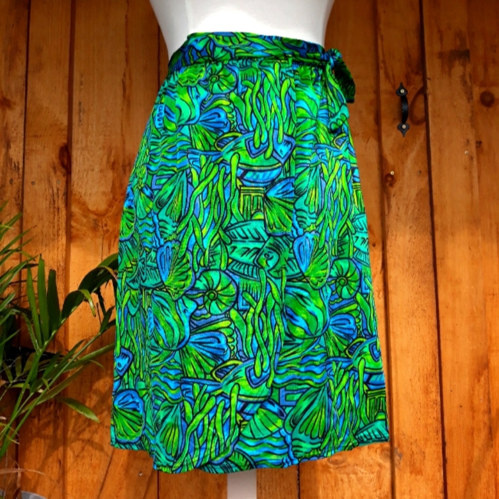 Vintage Janzen Swim Suit Skirt Beach Vacation Cover Up